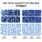 MEIBITE 6796PCS Light Blue Hotfix Rhinestones Crystal Stones Glass for Fabric Clothes Shirts Sparkly Flat Back Round with Tweezers and Picking Pen (SS6~SS30 Set)